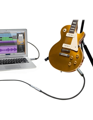 Adaptador de audio CHENGXINDA 6.35mm a 3.5mm 30cm