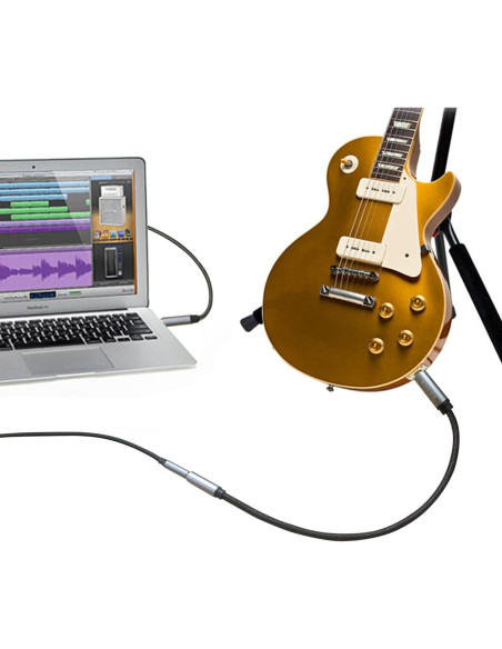 Adaptador de audio CHENGXINDA 6.35mm a 3.5mm 30cm