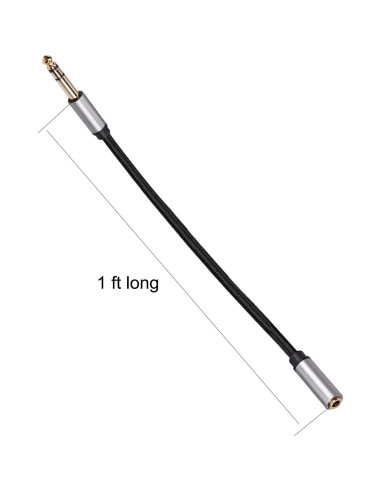 Adaptador de audio CHENGXINDA 6.35mm a 3.5mm 30cm