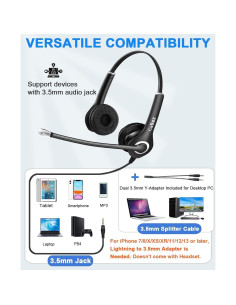 Auricular Callez 3.5mm con Micrófono Cancelación de Ruido 2