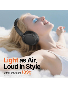 Auriculares Inalámbricos Vokalen Hyper GO con ANC 60H Negro 2