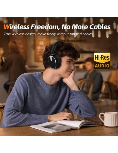 Auriculares Inalámbricos MMWOWARTS H2 con ANC y 60H Batería