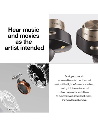 Auriculares Inalámbricos Bowers & Wilkins PI7 con Cancelación de Ruido