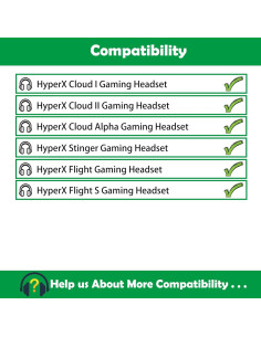 Almohadillas de Repuesto HyperX Cloud I/II/Alpha - Transpirables 2