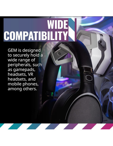 Cooler Master GEM Soporte Magnético Multi-Superficie Negro