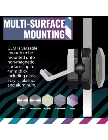 Cooler Master GEM Soporte Magnético Multi-Superficie Negro