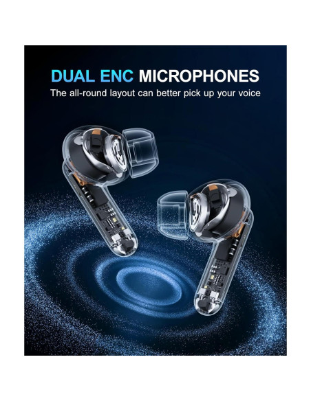 Auriculares Inalámbricos ONIKUMA TX610 con Cancelación de Ruido