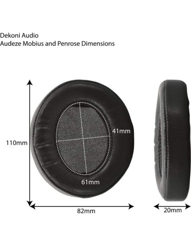 Almohadillas de Reemplazo Dekoni para Audeze Mobius/Penrose - Suede