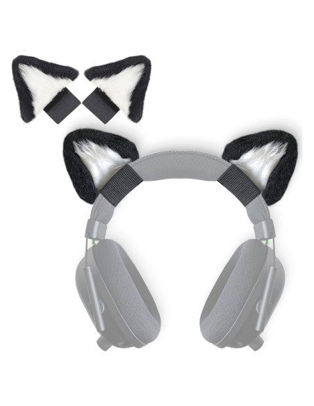 Accesorios de Orejas de Gato RUKUHOT para Auriculares Logitech