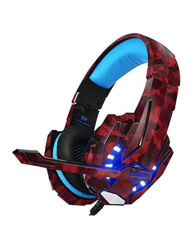 Piel Decal Skinit Camo Calle Rojo para Auriculares BENGOO G9000