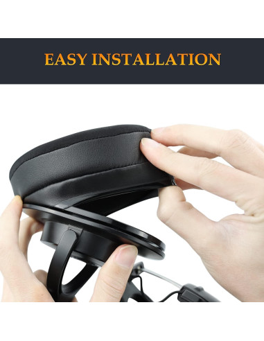 Almohadillas de Gel Refrigerante Soulwit para Auriculares - Negro