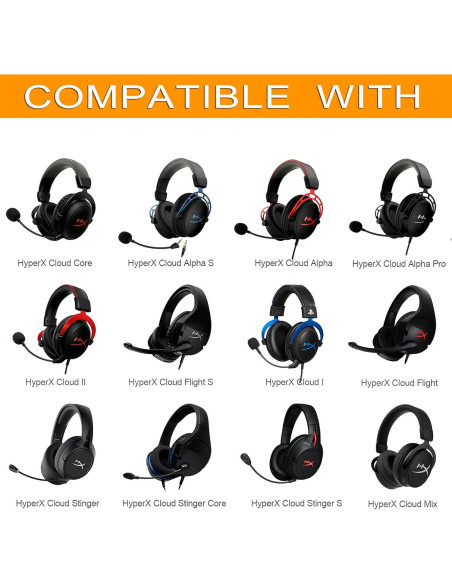 Almohadillas de Gel Refrigerante Defean para Auriculares HyperX