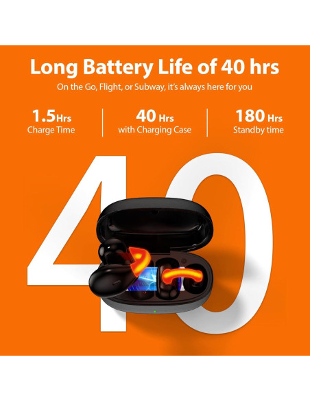 Auriculares Jiunai K5-C Bluetooth 5.3 Conducción Ósea IPX4