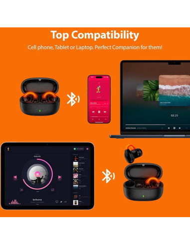 Auriculares Jiunai K5-C Bluetooth 5.3 Conducción Ósea IPX4