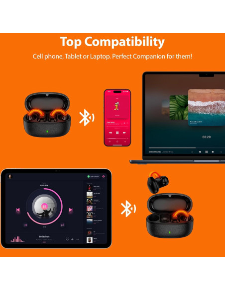 Auriculares Jiunai K5-C Bluetooth 5.3 Conducción Ósea IPX4