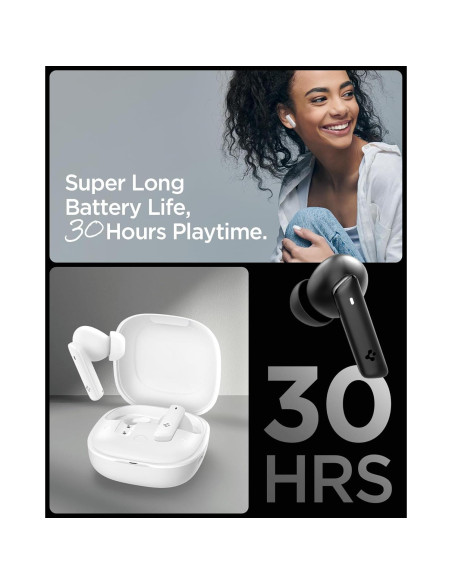 Auriculares Inalámbricos Spigen con Cancelación de Ruido 30H