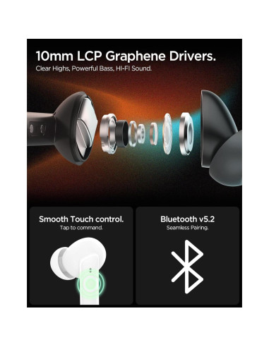 Auriculares Inalámbricos Spigen con Cancelación de Ruido 30H