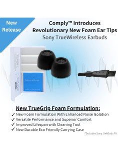 Puntas de Auriculares Comply TrueGrip para Sony - 3 Pares Pequeños 2