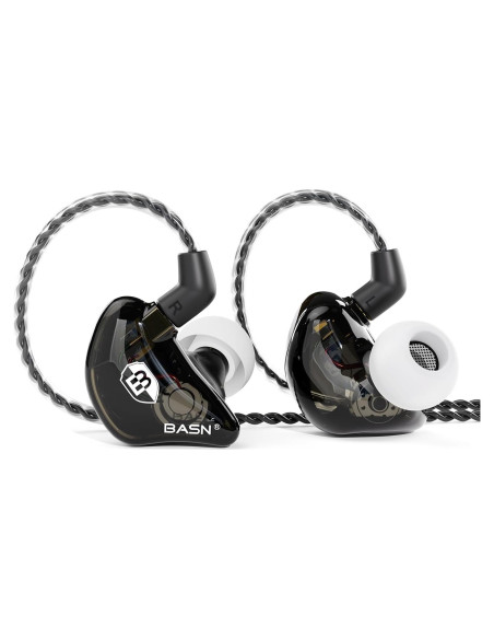 Auriculares Intrauditivos BASN Bsinger BC100 Negro - Aislamiento Sonido