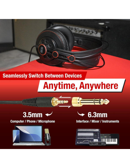 Auriculares de Estudio Superlux HD681 + Micrófono D112C Profesional