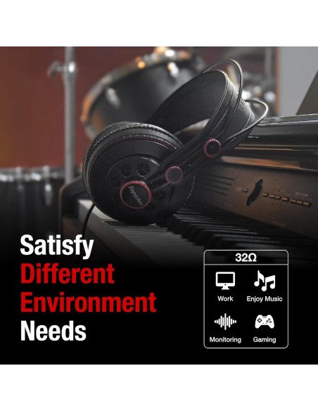 Auriculares de Estudio Superlux HD681 + Micrófono D112C Profesional