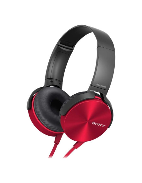 Auriculares Sony MDR-XB450AP Extra Bass Rojo 439g Auriculares Sony MDR-XB450AP Extra Bass Rojo 439g