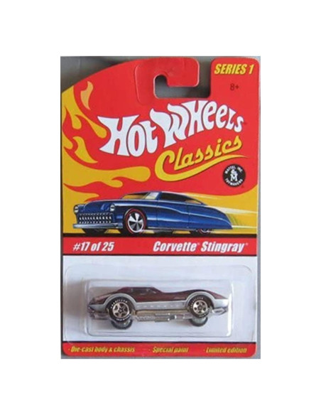 Hot Wheels Clásicos Corvette Stingray 1:64 Morado Claro