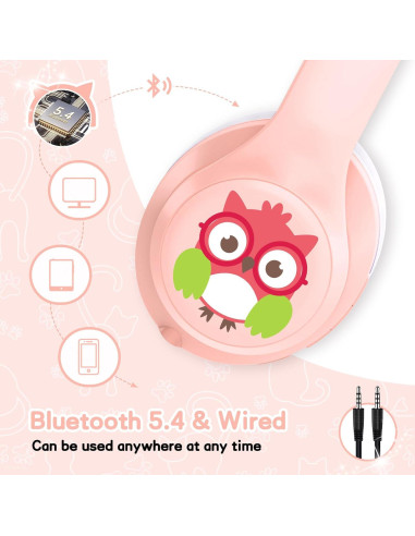 Auriculares Inalámbricos LOBKIN para Niños con Cancelación de Ruido