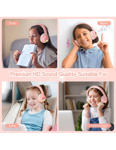 Auriculares Inalámbricos LOBKIN para Niños con Cancelación de Ruido