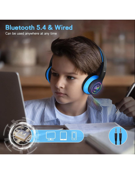 Auriculares Inalámbricos LOBKIN para Niños con Cancelación de Ruido Auriculares Inalámbricos LOBKIN para Niños con Cancelación de Ruido