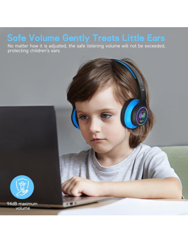 Auriculares Inalámbricos LOBKIN para Niños con Cancelación de Ruido