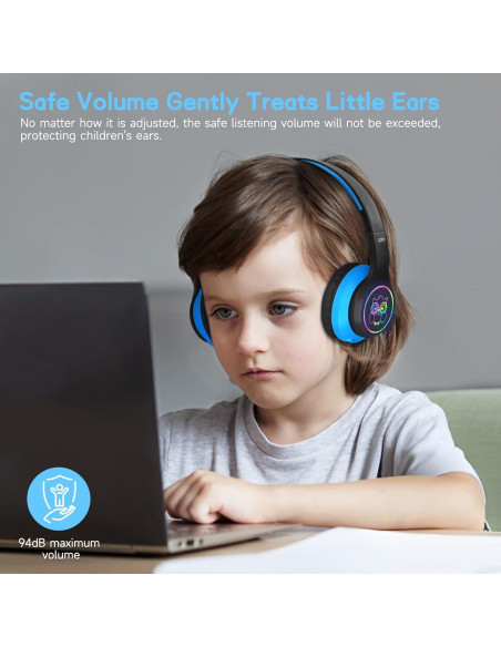 Auriculares Inalámbricos LOBKIN para Niños con Cancelación de Ruido Auriculares Inalámbricos LOBKIN para Niños con Cancelación de Ruido