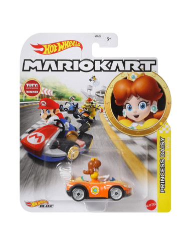 Auto Hot Wheels Mario Kart Princesa Daisy 1:64