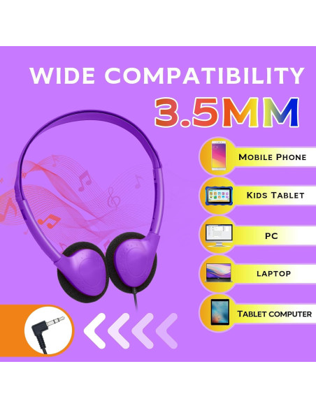 Auriculares para Niños TJZXGUI905 Paquete de 24 Multicolor