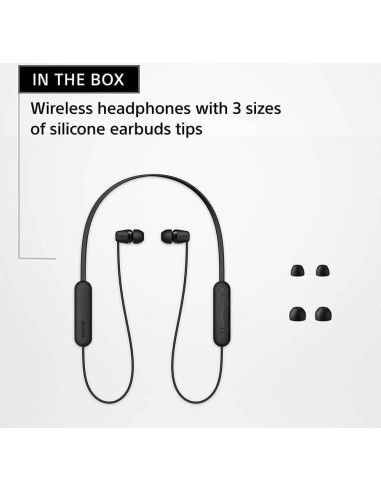 Auriculares In-Ear Bluetooth Sony WI-C100 Negro IPX4