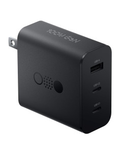 Cargador Rápido GaN 100W CMF USB-C 3 Puertos Gris Oscuro