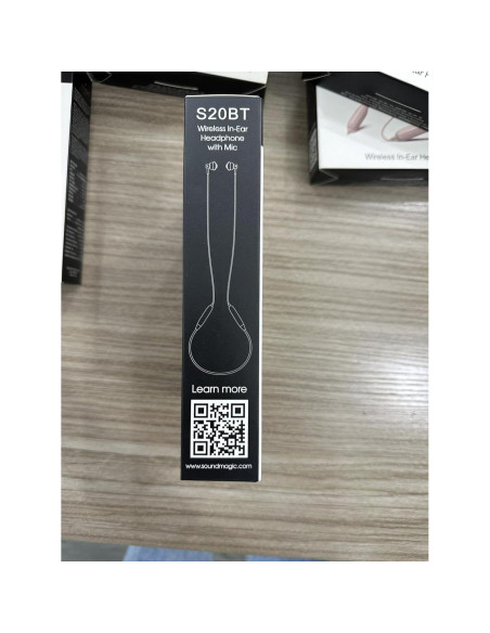 Auriculares Bluetooth SoundMAGIC S20BT In-Ear 20Hrs Negro