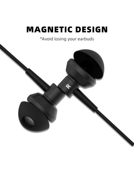 Auriculares Bluetooth SoundMAGIC S20BT In-Ear 20Hrs Negro