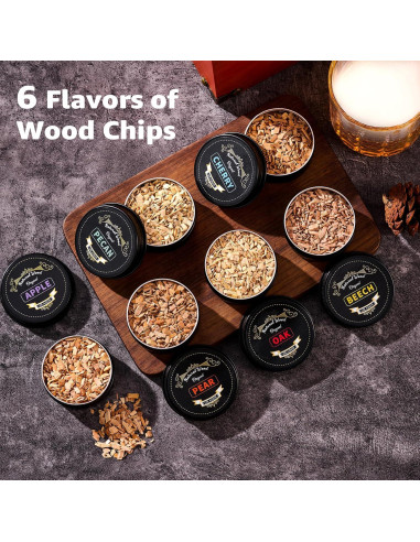 Kit de Ahumador Eléctrico iFumado SI2 para Whisky y Comida 2 en 1