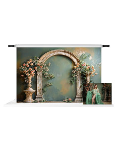 Fondo de Fotografía Arco Floral Kate 3m x 2m Microfibra