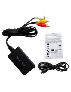 Convertidor HDMI a AV USonline911 - Adaptador 1080P para TV