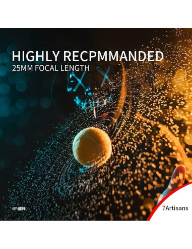 Lente Gran Angular 7artisans 25mm F0.95 para Cámaras Sin Espejo
