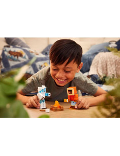 Juego de figuras de acción Mattel Minecraft Mount Enderwood 2