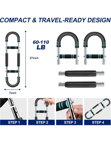 Entrenador de Brazos Twister CYZYYLS 60-110lb Ajustable