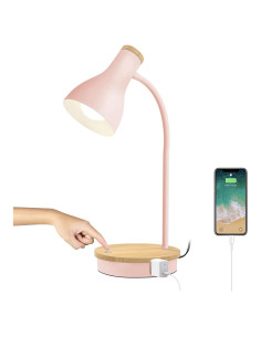 Lámpara de Escritorio Táctil Rosa LALISU 3 Niveles Regulable