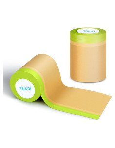 Cinta y Papel de Enmascarar NETEHA 2 Rollos 15.24cm x 15.24m