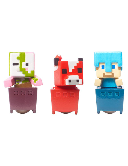Paquete de 3 Figuras Mini Minecraft Mattel - 103g
