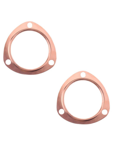 Juntas de Escape de Cobre LAINLOY 2.5" 2 Piezas Reutilizables