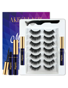 Pestañas Magnéticas AkesuLash 3D Ojos de Gato - 7 Pares