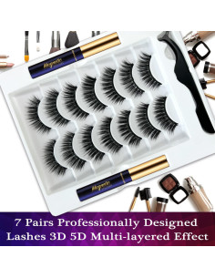 Pestañas Magnéticas AkesuLash 3D Ojos de Gato - 7 Pares 2